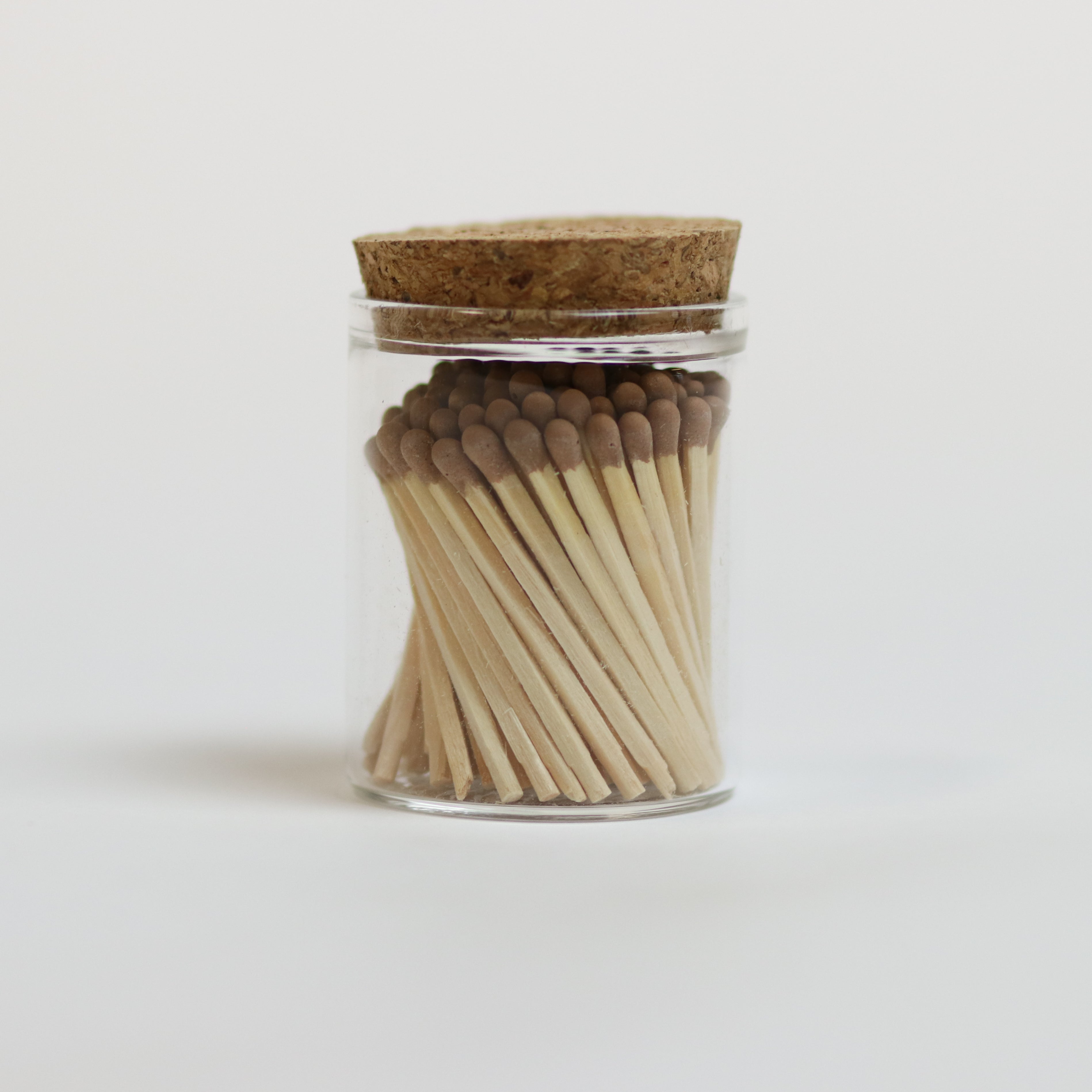 2" Matches in Cork Top Jar