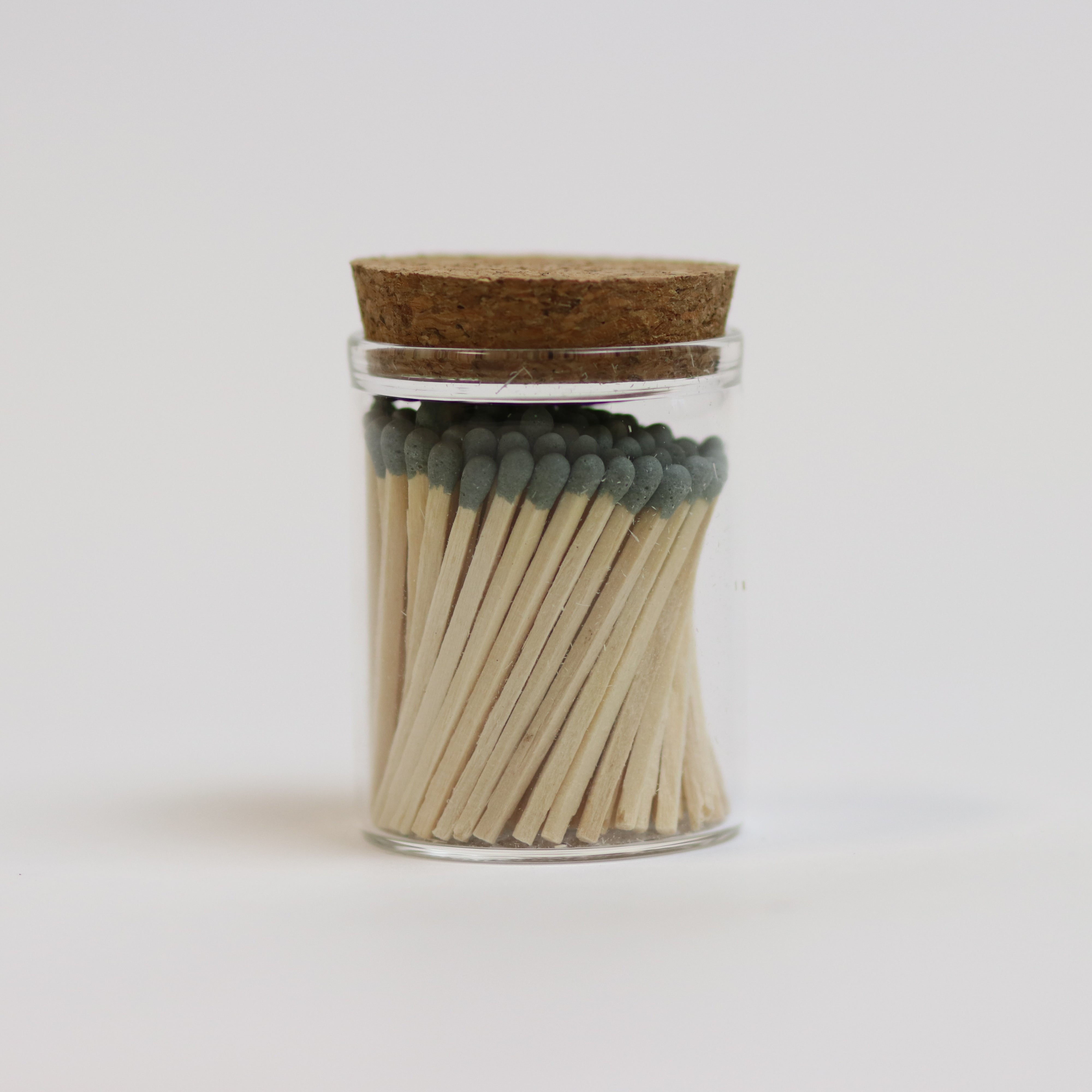 2" Matches in Cork Top Jar