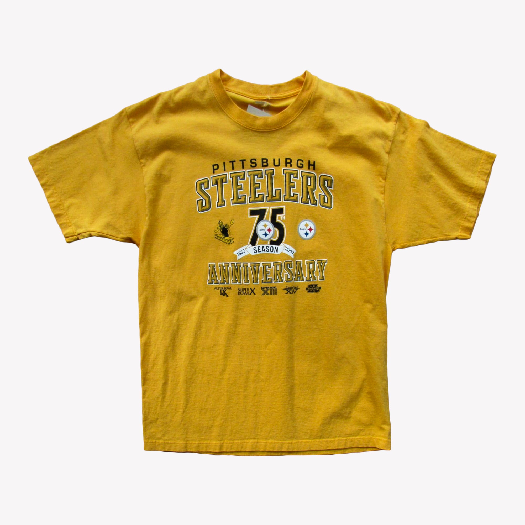 Vintage Reebok Pittsburgh Steelers 75th Anniversary Tee